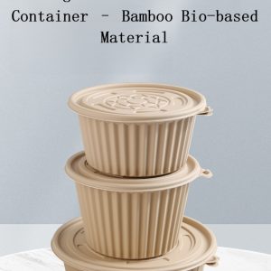 disposable bamboo bowls 26oz, leak resistant, biodegradable compostable, wholesale