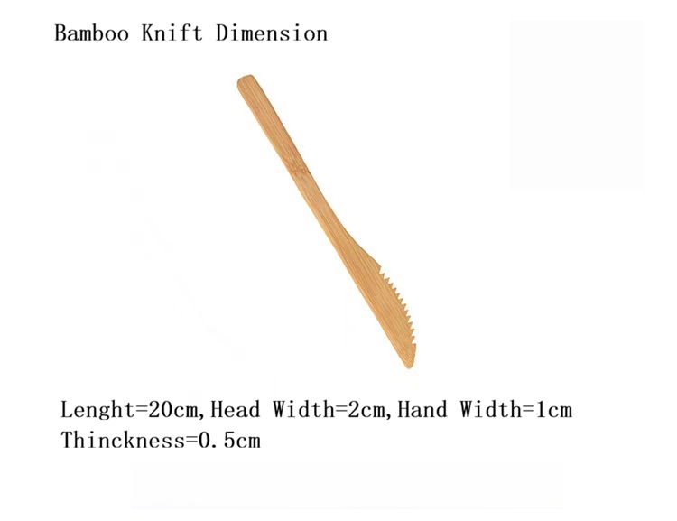 disposable bamboo cutlery set, knife fork spoon 8inch, biodegradable,compostable, catering & takeout use disposable bamboo cutlery set, knife fork spoon 8inch, biodegradable,compostable, catering & takeout use