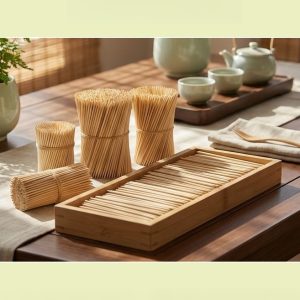 bamboo paddle skewers for oden & yakitori, wide flat handle, food safe (copy)