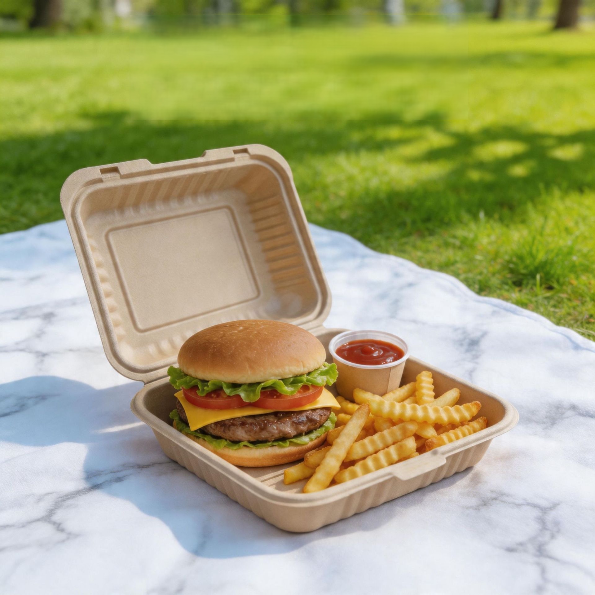 disposable bamboo takeout boxes with lid, grease resistant, biodegradable, wholesale disposable bamboo takeout boxes with lid, grease resistant, biodegradable, wholesale