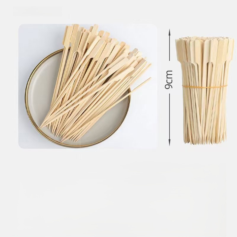 bamboo paddle skewers for oden & yakitori, wide flat handle, food safe bamboo paddle skewers for oden & yakitori, wide flat handle, food safe
