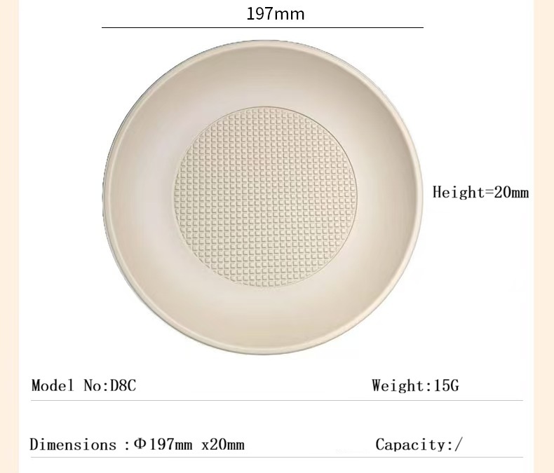 disposable bamboo plates, round 8 inch, biodegradable compostable, wholesale factory direct disposable bamboo plates, round 8 inch, biodegradable compostable, wholesale factory direct