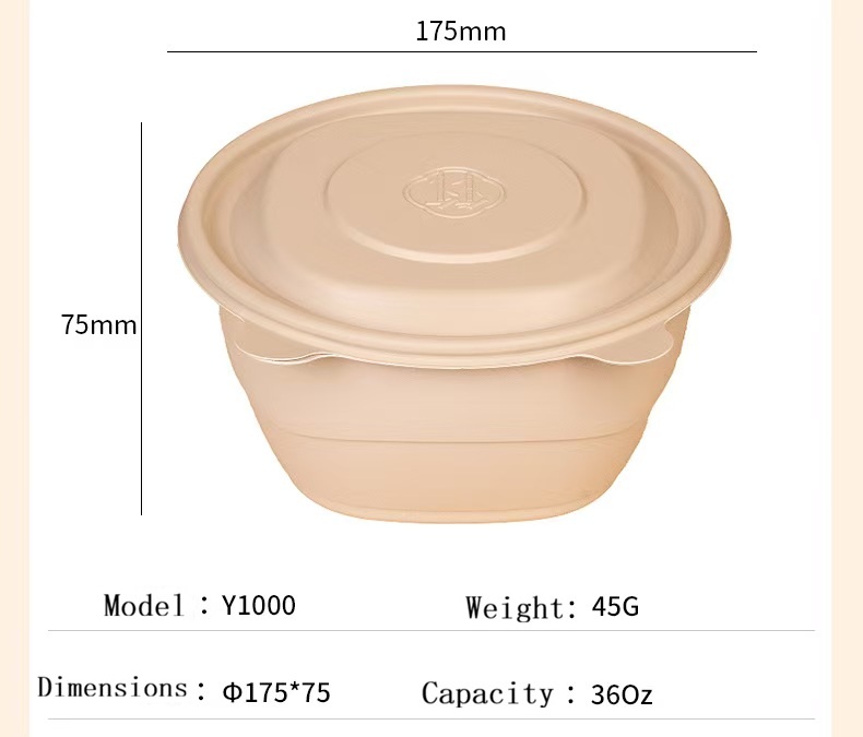 disposable bamboo bowls 26oz, leak resistant, biodegradable compostable, wholesale disposable bamboo bowls 26oz, leak resistant, biodegradable compostable, wholesale