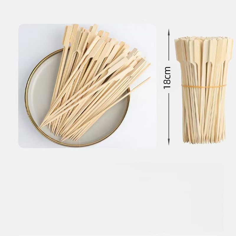 bamboo paddle skewers for oden & yakitori, wide flat handle, food safe bamboo paddle skewers for oden & yakitori, wide flat handle, food safe